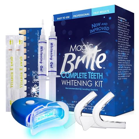 magicbrite complete teeth whitening kit at home whitening reviews